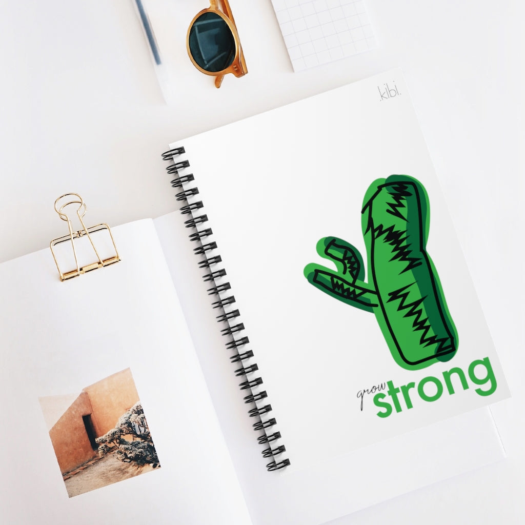 GROW STRONG Spiral Notebook