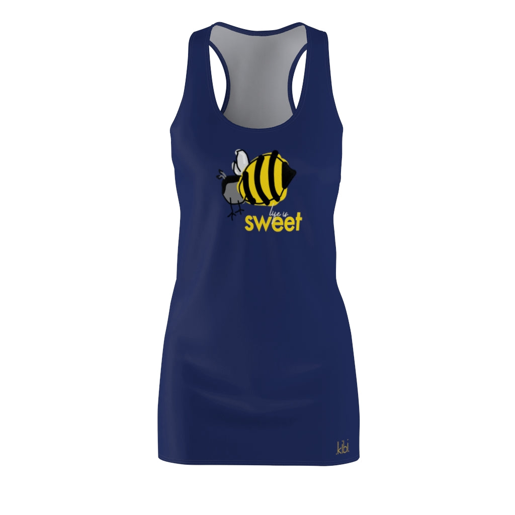 SWEET LIFE -- Women's Racerback Dress - Navy
