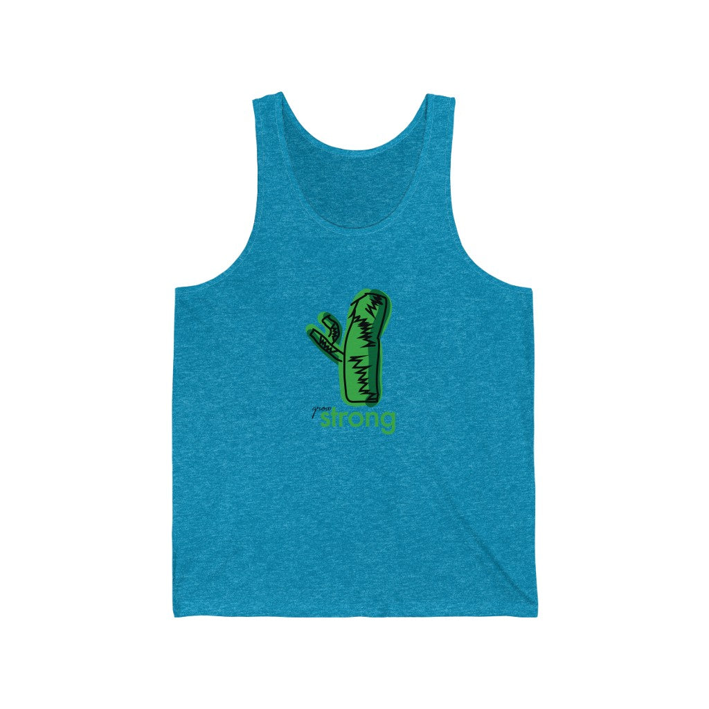 GROW STRONG Unisex Tank Top