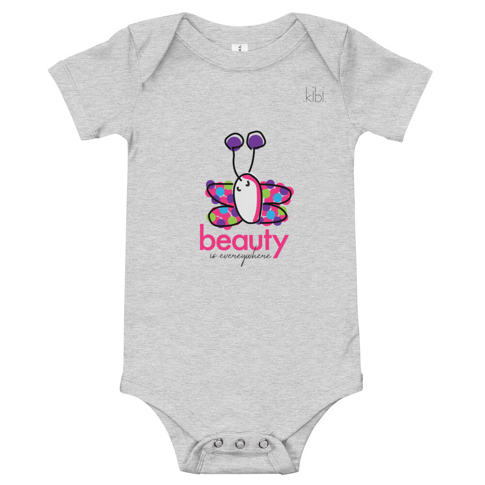 BEAUTY EVERYWHERE Short Sleeve Onesie
