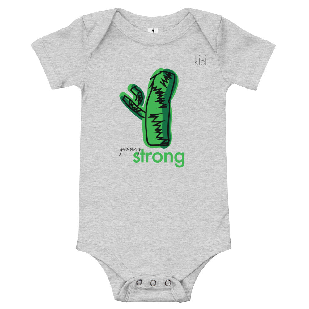 GROW STRONG Short Sleeve Onesie