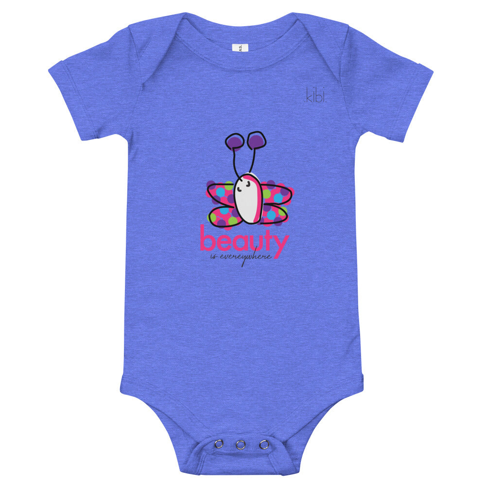 BEAUTY EVERYWHERE Short Sleeve Onesie