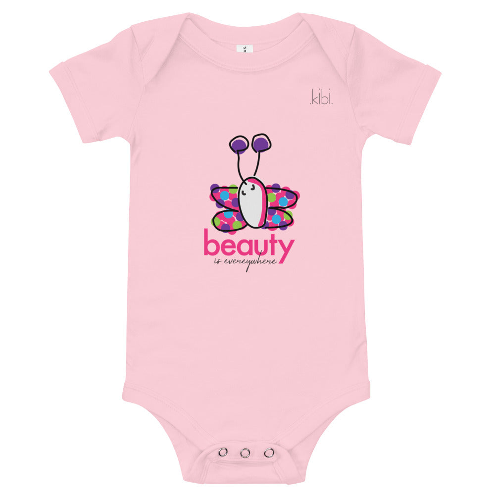 BEAUTY EVERYWHERE Short Sleeve Onesie