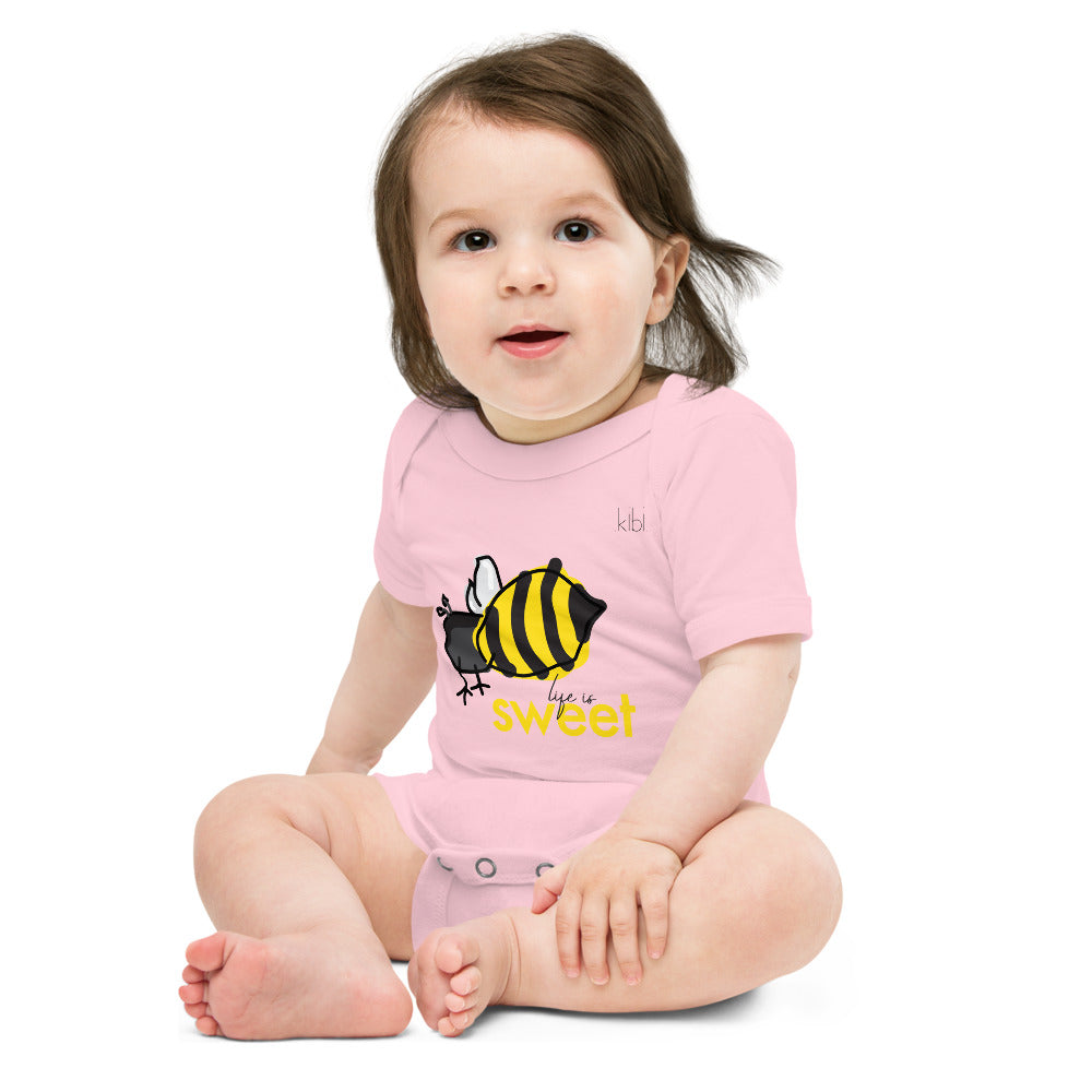 SWEET LIFE Short Sleeve Onesie