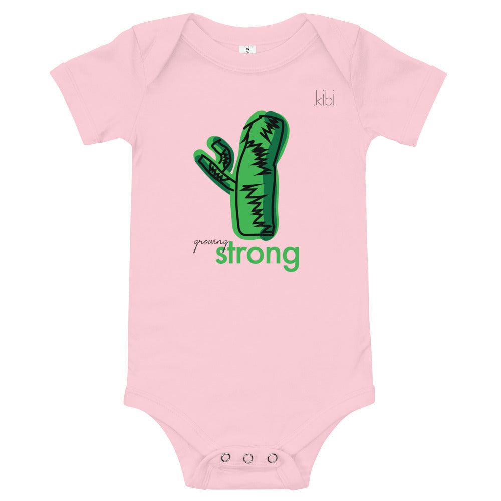 GROW STRONG Short Sleeve Onesie