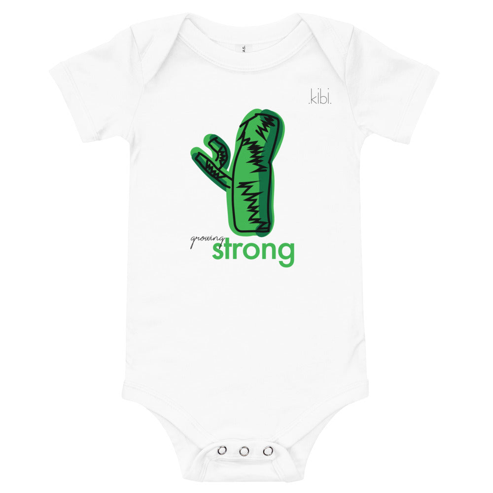 GROW STRONG Short Sleeve Onesie