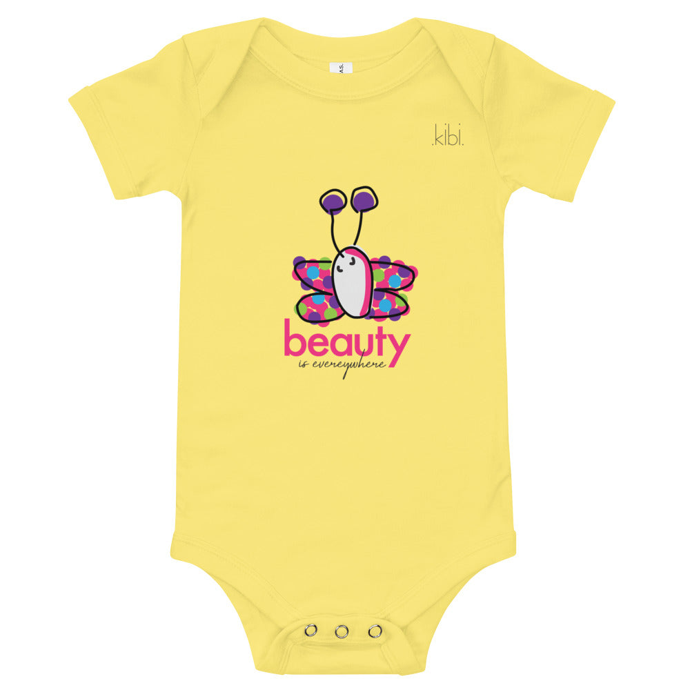 BEAUTY EVERYWHERE Short Sleeve Onesie