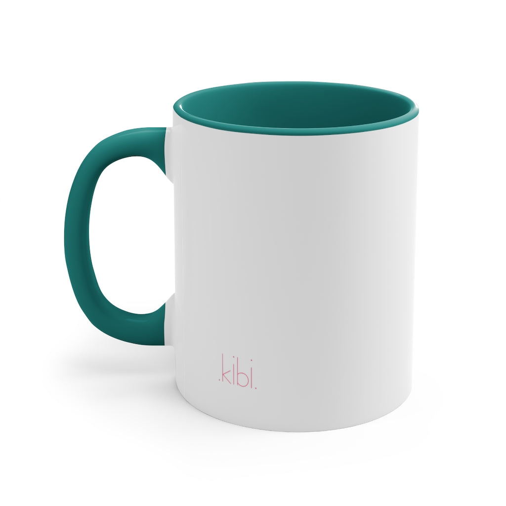 11 oz. Accent Color Graphic Ceramic Mug - Beauty Butterfly