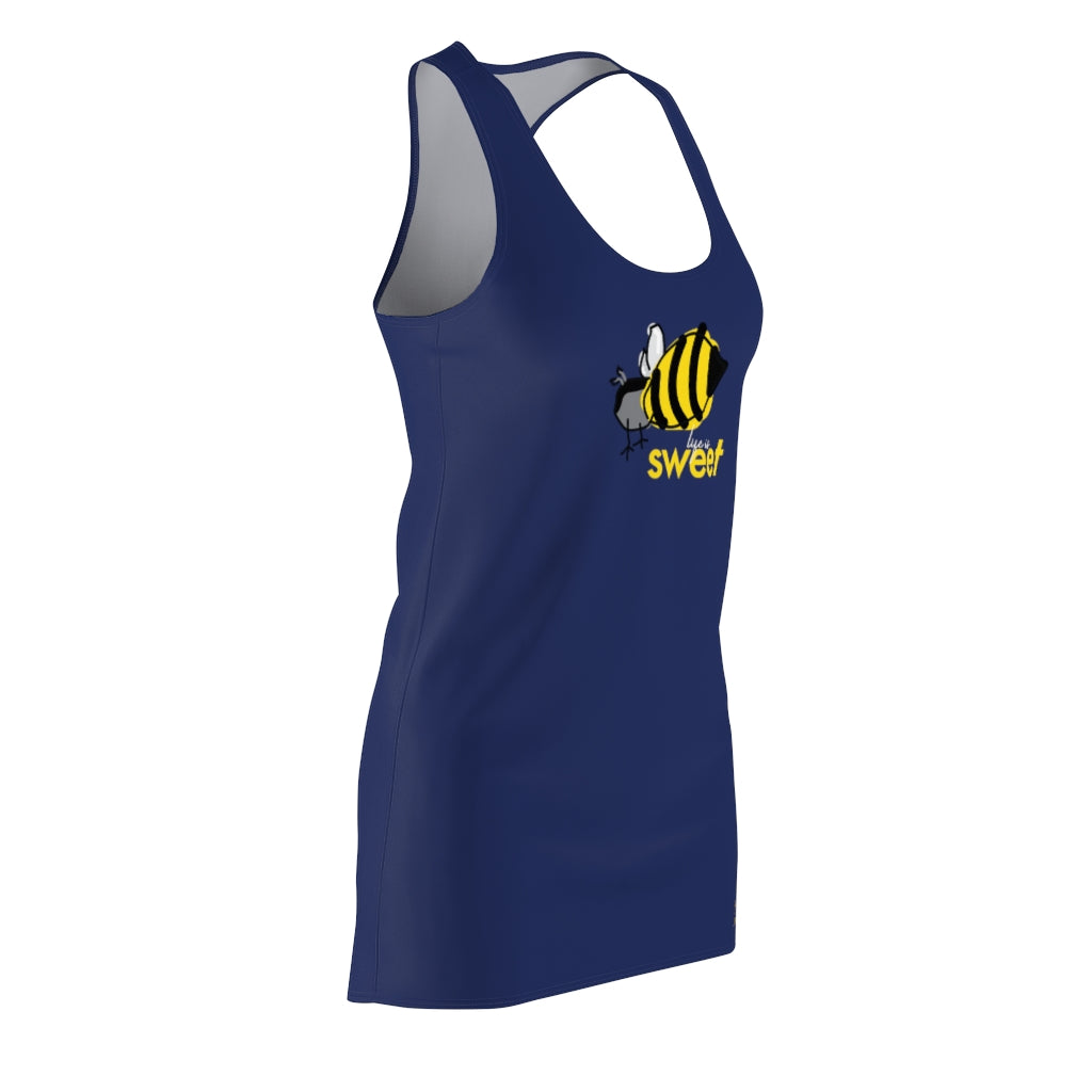 SWEET LIFE -- Women's Racerback Dress - Navy