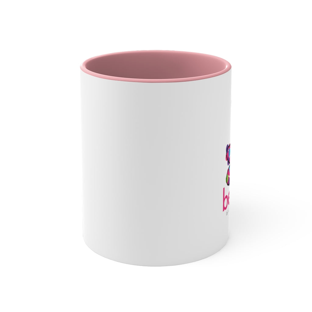 11 oz. Accent Color Graphic Ceramic Mug - Beauty Butterfly