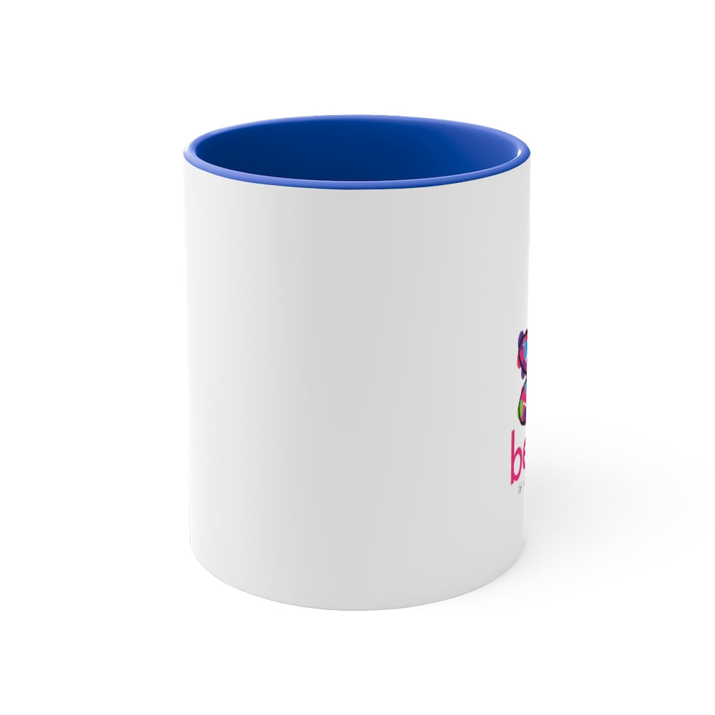 11 oz. Accent Color Graphic Ceramic Mug - Beauty Butterfly