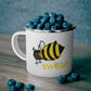 12 oz. Enamel Coated Stainless Steel Camping Mug - Sweet Bee
