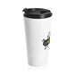 15 oz. Insulated hot/cold Stainless Steel Travel mug with lid - Sweet Bee