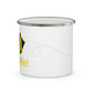 12 oz. Enamel Coated Stainless Steel Camping Mug - Sweet Bee