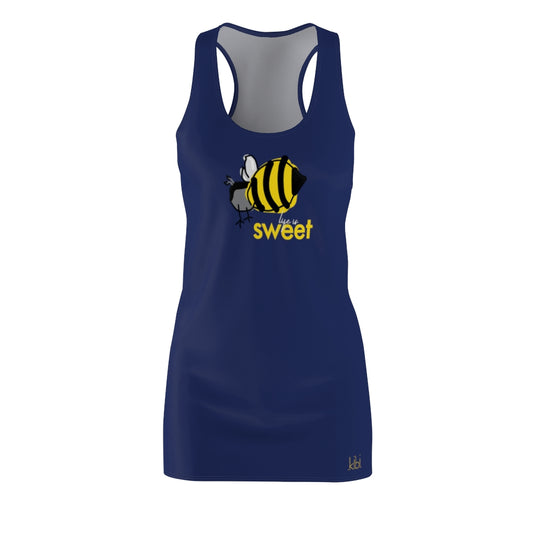 SWEET LIFE -- Women's Racerback Dress - Navy