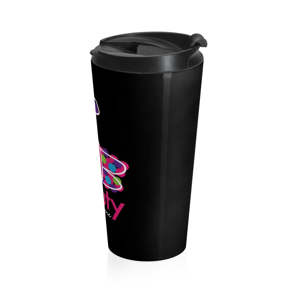 15 oz. Insulated hot/cold Stainless Steel Travel mug with lid - Beauty Butterfly