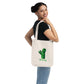 Organic Cotton Reusable Canvas Travel Tote - Sweet Bee
