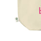 Small Lightweight Cotton Reusable Travel Tote - Beauty Butterfly - Natural