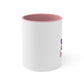 11 oz. Accent Color Graphic Ceramic Mug - Beauty Butterfly